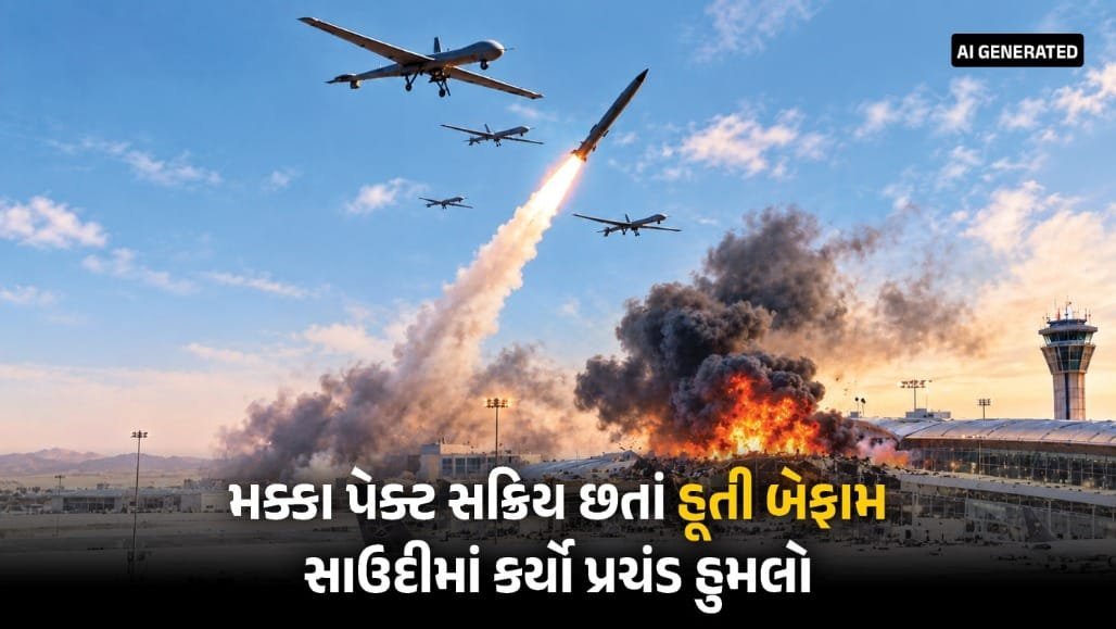 હુથી હુમલા: સાઉદીના ત્રણ ઍરપૉર્ટ પર ડ્રોન-મિસાઇલ, પાકિસ્તાન સાથેના કરાર પછી પણ હુમલા ચાલુ