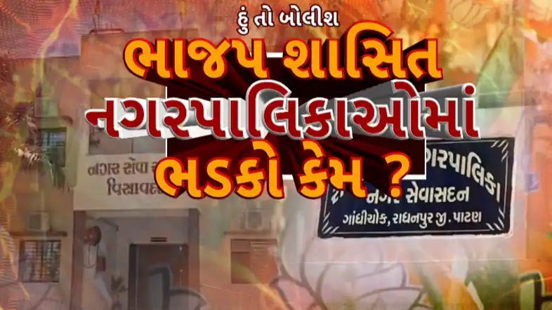 ભાજપ શાસિત નગરપાલિકાઓમાં અસંતોષ: વિસાવદરમાં પ્રમુખ સામે અવિશ્વાસની દરખાસ્ત