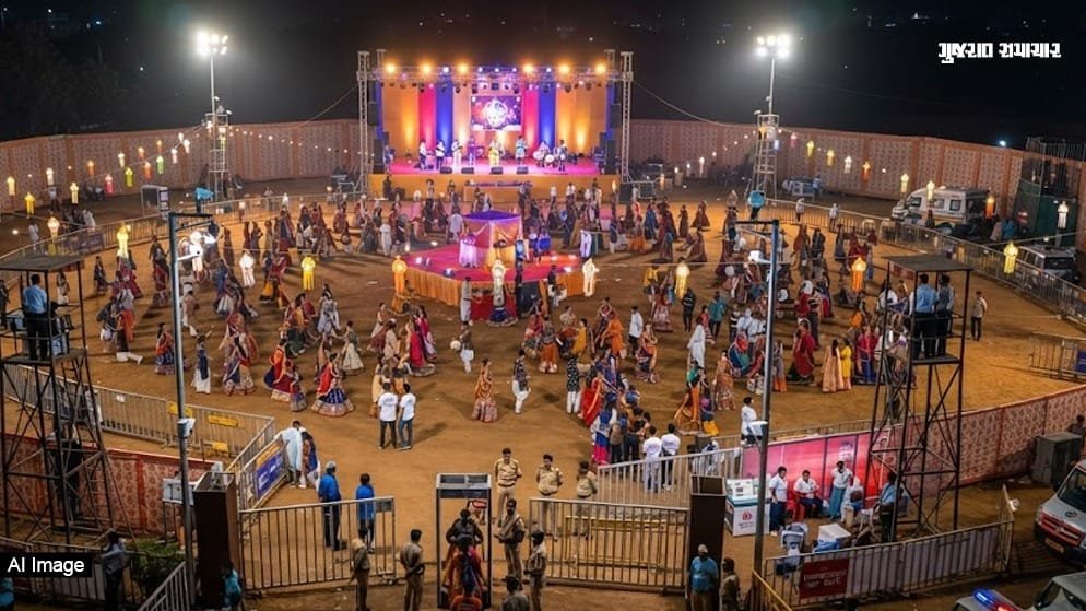 અમદાવાદમાં નવરાત્રિ-દશેરા માટે પોલીસના 44 નિયમો લાગુ, રાત્રે 12 વાગ્યા સુધી જ માઈક ચાલશે