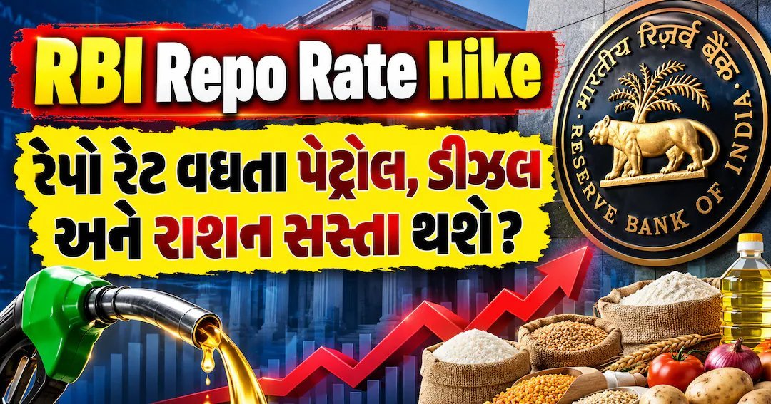 રેપો રેટ 5.25%થી 5.50% થયો: લોન મોંઘી, તો પેટ્રોલ-ડીઝલ અને રાશન સસ્તા થશે? સમજો ગણિત