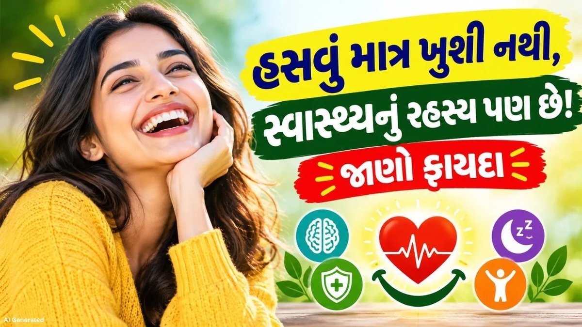 મોટેથી હસવું જરૂરી છે? જાણો હાસ્યના આરોગ્ય લાભો
