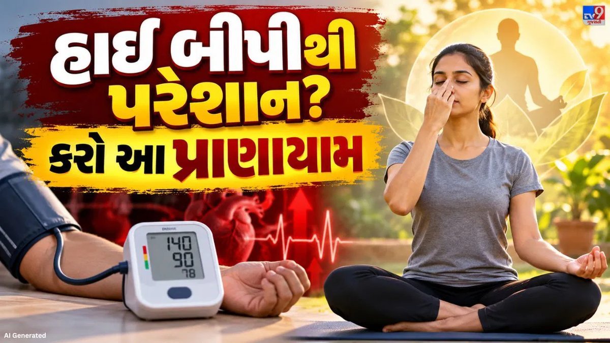 હાઈ બ્લડ પ્રેશરમાં શીતલી પ્રાણાયામ ફાયદાકારક, પણ દવાનો વિકલ્પ નહીં