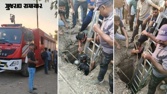 અમદાવાદ: વિશાલા-નારોલ રોડ પર 10 વર્ષની બાળકી ખુલ્લી ગટરમાં પડી, બચાવ કામગીરી ચાલુ