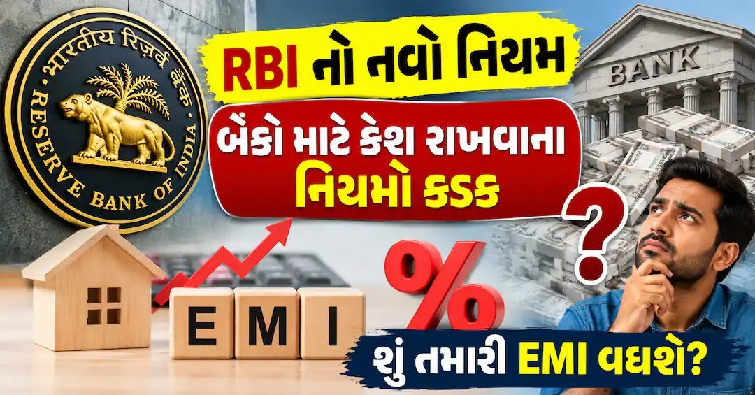 RBIનો નવો નિયમ: બેંકોએ રોજ 99% રોકડ અનામત રાખવી પડશે, શું EMI વધશે?