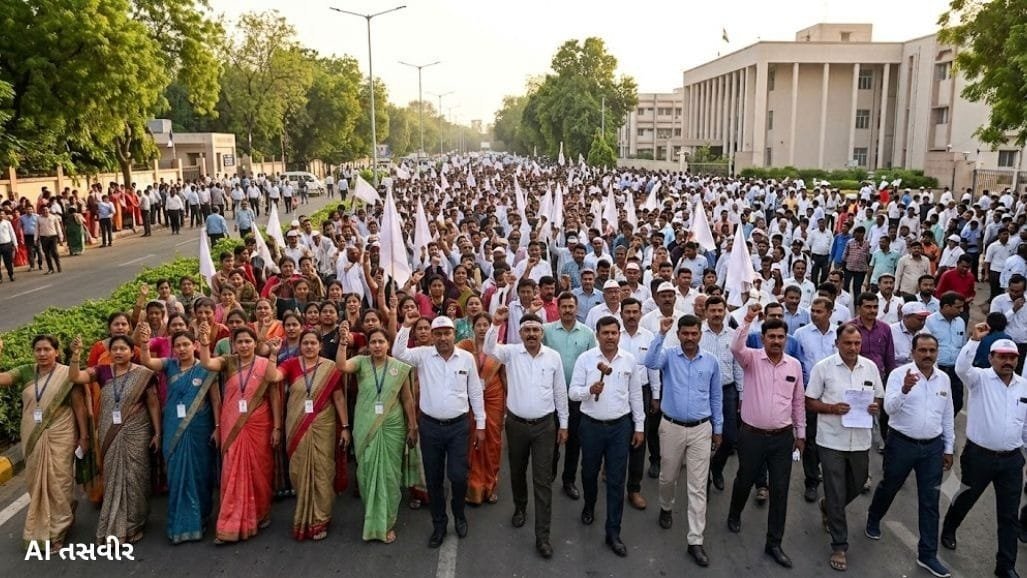 નોંધણી વિભાગના કર્મચારીઓ આજથી દેખાવો પર, 2 નવેમ્બર સુધીમાં નિરાકરણ ન આવ્યું તો અચોક્કસ હડતાળ