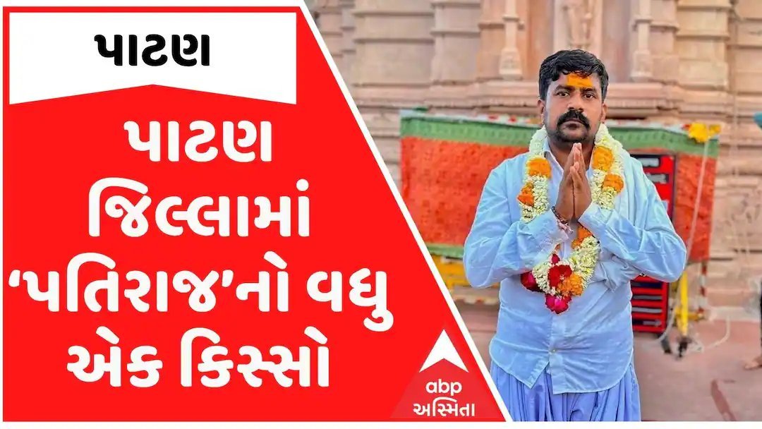 પાટણ જિલ્લા પંચાયતમાં 'પતિરાજ'નો મામલો: ઉપપ્રમુખની ખુરશી પર બેસતો પતિનો વીડિયો વાયરલ
