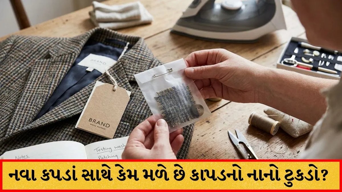 નવા કપડાં સાથે મળતો કાપડનો નાનો ટુકડો શા માટે? જાણો તેના 3 ઉપયોગી કારણ
