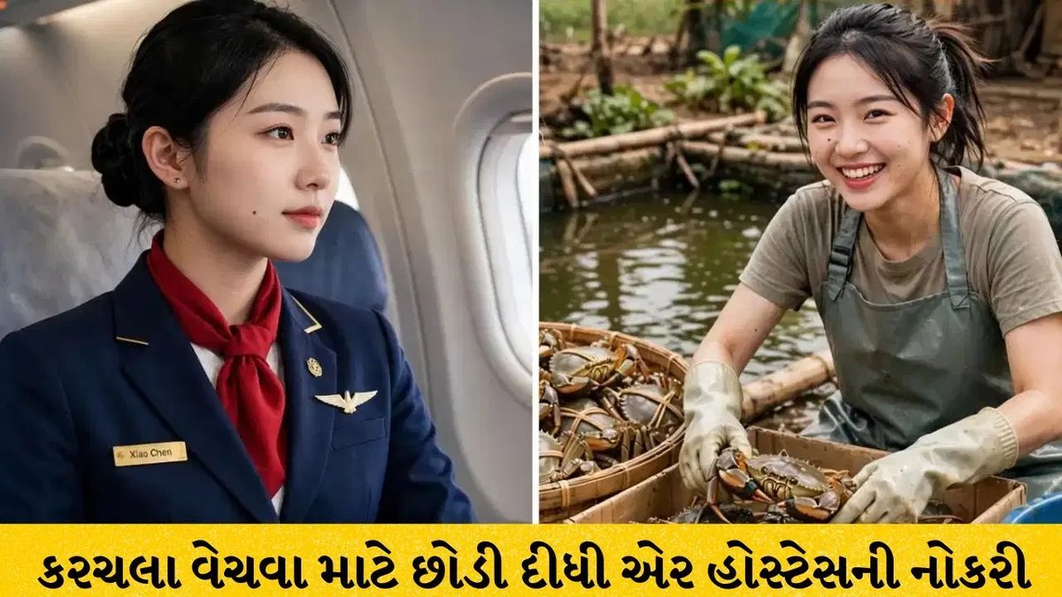 એર હોસ્ટેસ નોકરી છોડી, હવે કરચલા વેચીને રોજ કમાય છે ₹14 લાખ