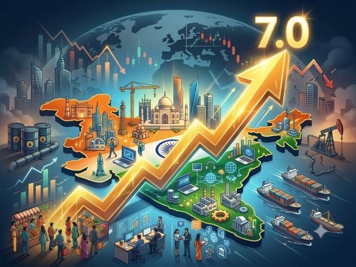 IMFએ ભારતના GDP વૃદ્ધિદરનો અંદાજ વધાર્યો: 2026 અને 2027 માટે 7% કર્યો