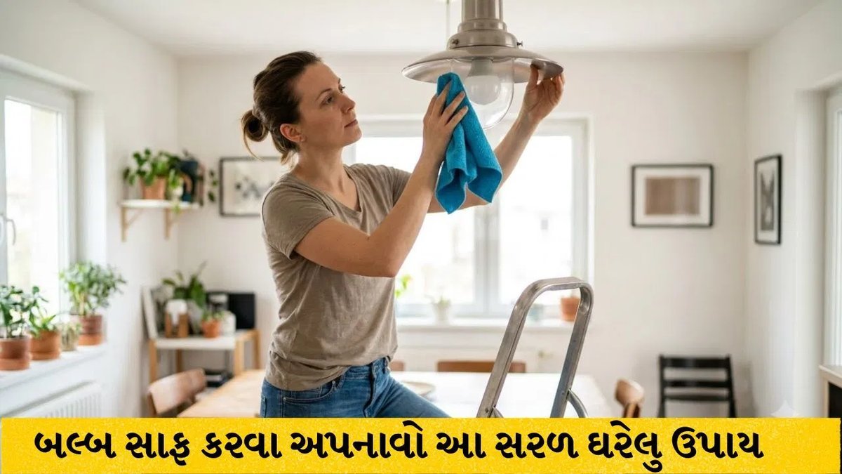 બલ્બ અને ટ્યુબલાઇટની ધૂળ દૂર કરવાની 5 સરળ રીતો, જાણો ઘરેલુ ઉપાય