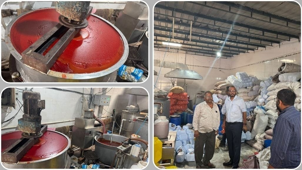 અમદાવાદના ગોતામાં નકલી સોસનો 10 ટન જથ્થો ઝડપાયો, ફૂડ વિભાગની કાર્યવાહી