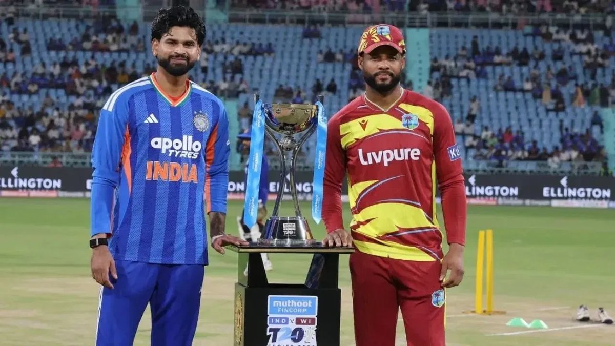 ભારત-વેસ્ટ ઈન્ડિઝ પાંચમી T20 વરસાદને કારણે 9-9 ઓવરની, નિયમોમાં ફેરફાર