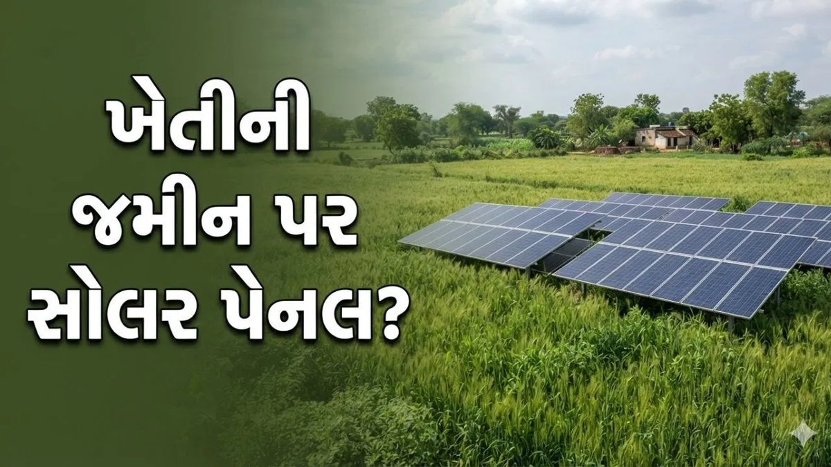 ગુજરાતમાં ફળદ્રુપ જમીન પર સોલર પેનલ મૂકવા પર નિયંત્રણની ચર્ચા, આણંદ-વડોદરામાં વધતું વલણ