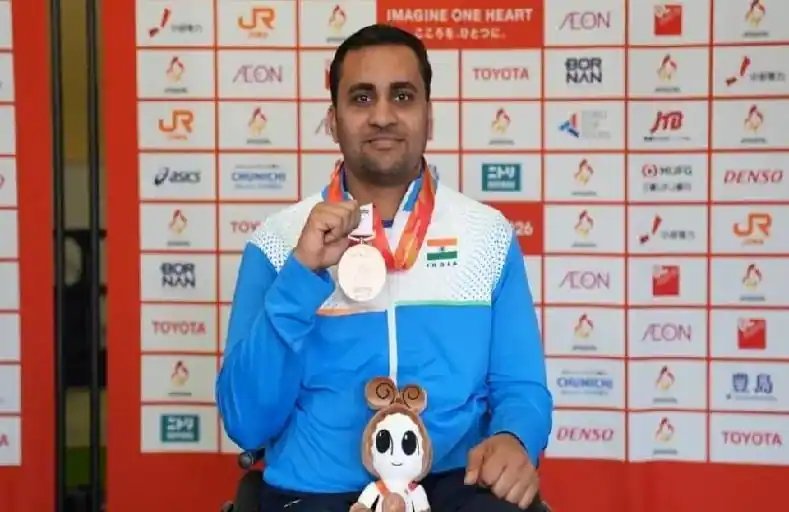 એશિયન પેરા ગેમ્સમાં આયુષ વર્માનો શોટપુટમાં ગોલ્ડ, ભારતને 10મો સુવર્ણ ચંદ્રક