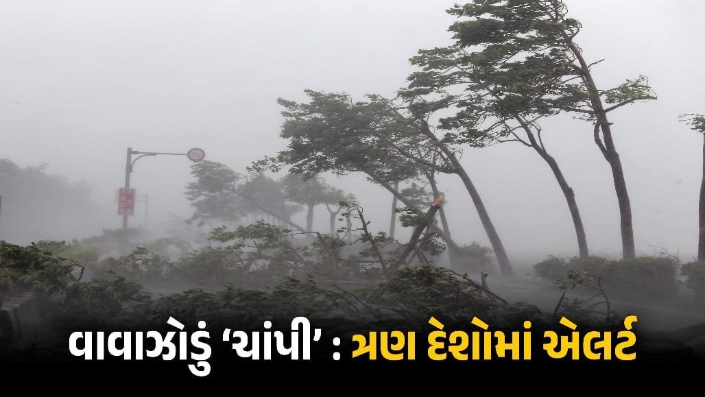 વાવાઝોડું ‘ચાંપી’ તાઈવાન તરફ: 225થી વધુ ફ્લાઇટ્સ રદ, ચીન-જાપાનમાં એલર્ટ