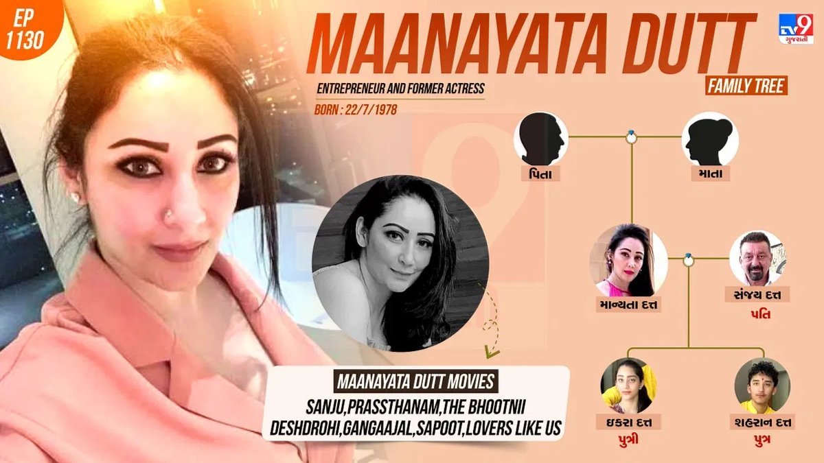સંજય દત્ત કરતાં 21 વર્ષ નાની માન્યતા દત્ત: આર્ય સમાજમાં લગ્ન, પરિવાર અને સફર
