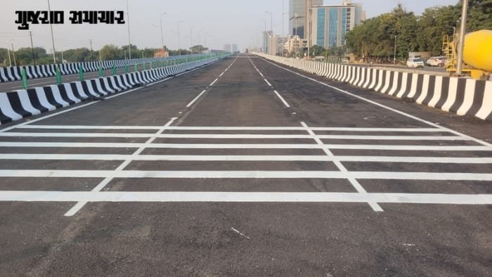 અમદાવાદમાં SG હાઈવે પર 4.3 કિમી લાંબો 6 લેન ઓવરબ્રિજ તૈયાર, દિવાળી પહેલા ટ્રાફિક માટે ખૂલી શકે