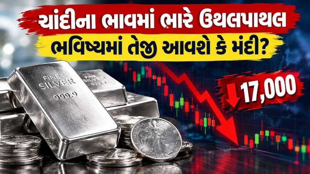 દિવાળી પહેલાં ચાંદીના ભાવમાં ઘટાડો: બે દિવસમાં રૂ.17,000 ઘટીને રૂ.1.93 લાખ પ્રતિ કિલો