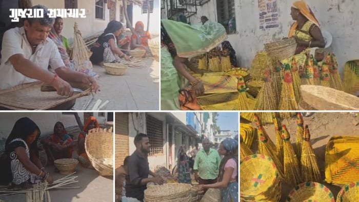 છોટાઉદેપુરના વાંસ કલાકારોની કલા દેશ-વિદેશમાં પ્રખ્યાત, ટોપલા-મસોટીની માંગ વધી