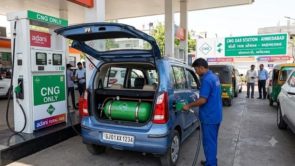 CNG કિટની માંગ 50% ઘટી, અમદાવાદમાં ભાવ પેટ્રોલ સાથે સ્પર્ધા કરતા વેપારીઓ ફસાયા