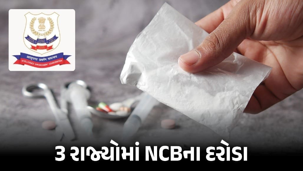 NCBની મોટી કાર્યવાહી: 3 રાજ્યોમાં 38 સ્થળોએ દરોડા, 18ની ધરપકડ, 100 કરોડના હવાલા વ્યવહારોનો પર્દાફાશ