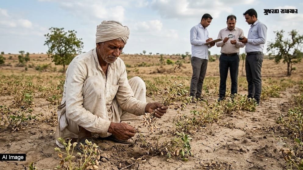 મગફળી ઉત્પાદનમાં 8.85 લાખ ટનનો ઘટાડો: સર્વેમાં ખેડૂતોની હાલત કથળી