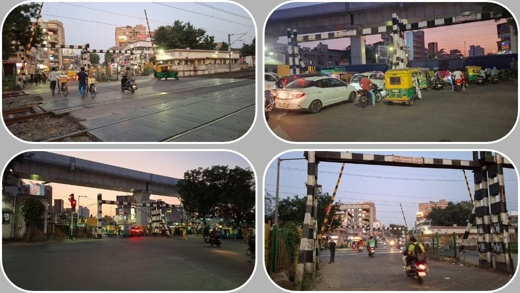 અમદાવાદના 9 રેલવે ક્રોસિંગ પર ઓવરબ્રિજની યોજના અટવાઈ, જગ્યાનો અભાવ મુખ્ય અવરોધ