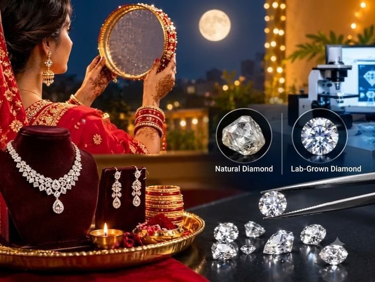 કરવા ચોથે લેબ-ગ્રોન ડાયમંડની માંગ, અસલી હીરા કરતાં 70% સસ્તા; ટેક્સ નિયમો પહેલાં જાણો