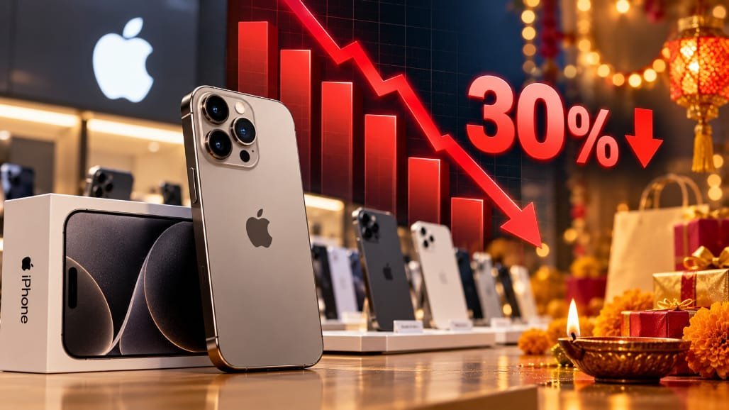 iPhoneના વેચાણમાં 30% ઘટાડો, દિવાળીની સીઝનમાં એપલની ઊંચી કિંમતો ભારે પડી