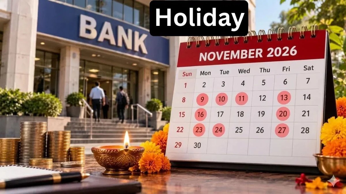 નવેમ્બરમાં 16 દિવસ બેંકો બંધ, RBIએ જાહેર કરી રજાઓની યાદી