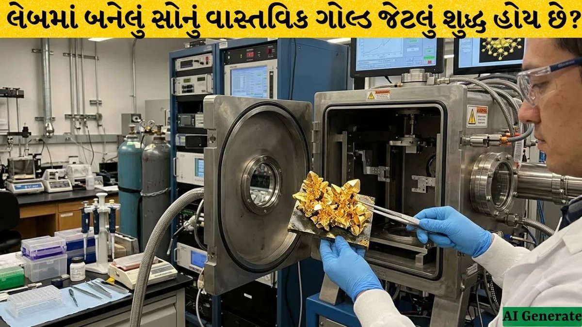 લેબમાં બનેલું સોનું: શું તે ખરેખર અસલી સોના જેટલું શુદ્ધ છે? સંપૂર્ણ વૈજ્ઞાનિક સત્ય