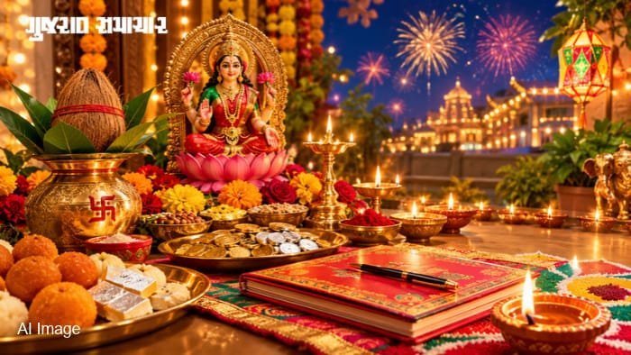 દિવાળી 2026: ધનતેરસથી લાભ પાંચમ સુધીના શુભ મુહૂર્ત, ચોપડા પૂજન અને લક્ષ્મી પૂજનનો સમય જાહેર