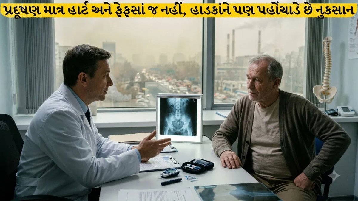 વાયુ પ્રદૂષણ ફેફસાં ઉપરાંત હાડકાં અને ડાયાબિટીસ માટે પણ જોખમકારક: અભ્યાસ