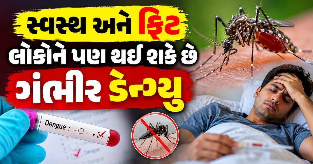 ડેન્ગ્યુ: ફિટ લોકો પણ ગંભીર રીતે સંક્રમિત થઈ શકે છે, જાણો લક્ષણો અને બચાવના ઉપાય