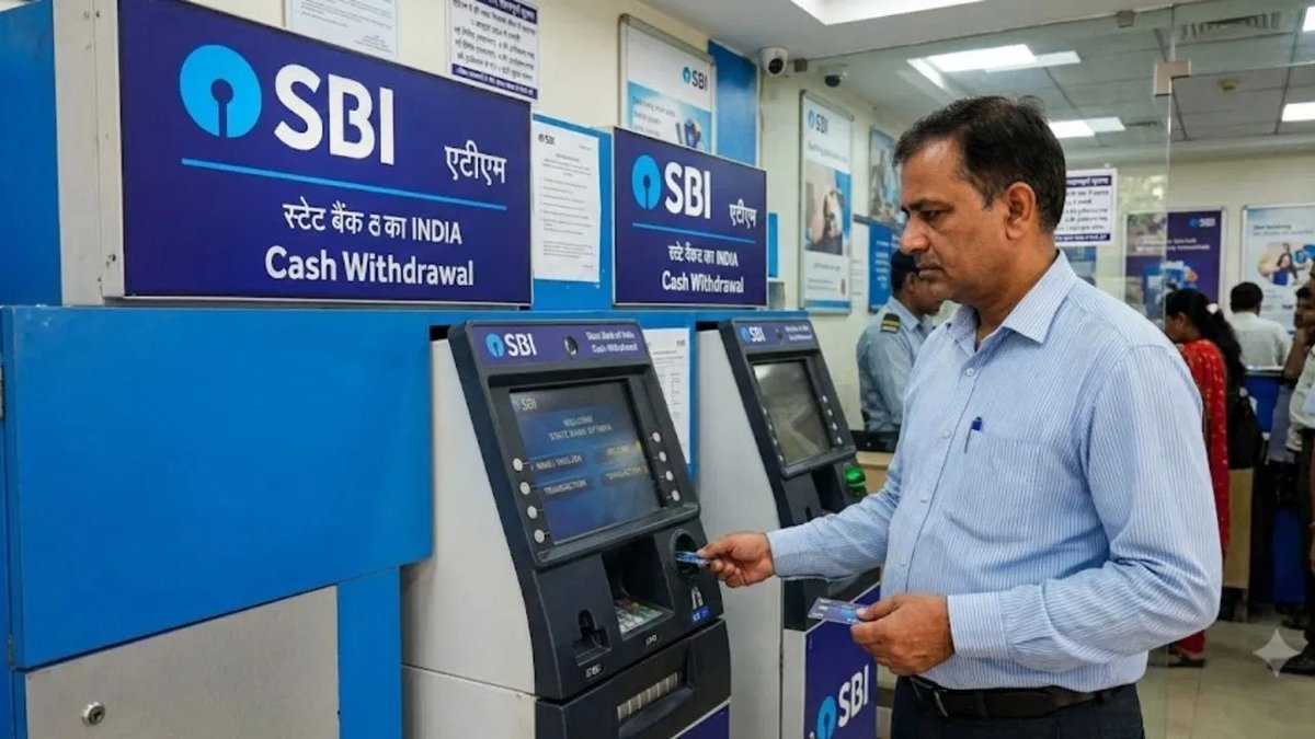 SBI પગાર ખાતાધારકો માટે બદલાવ: ATM પર મફત વ્યવહારોની મર્યાદા 10 થી ઘટીને 5 થશે