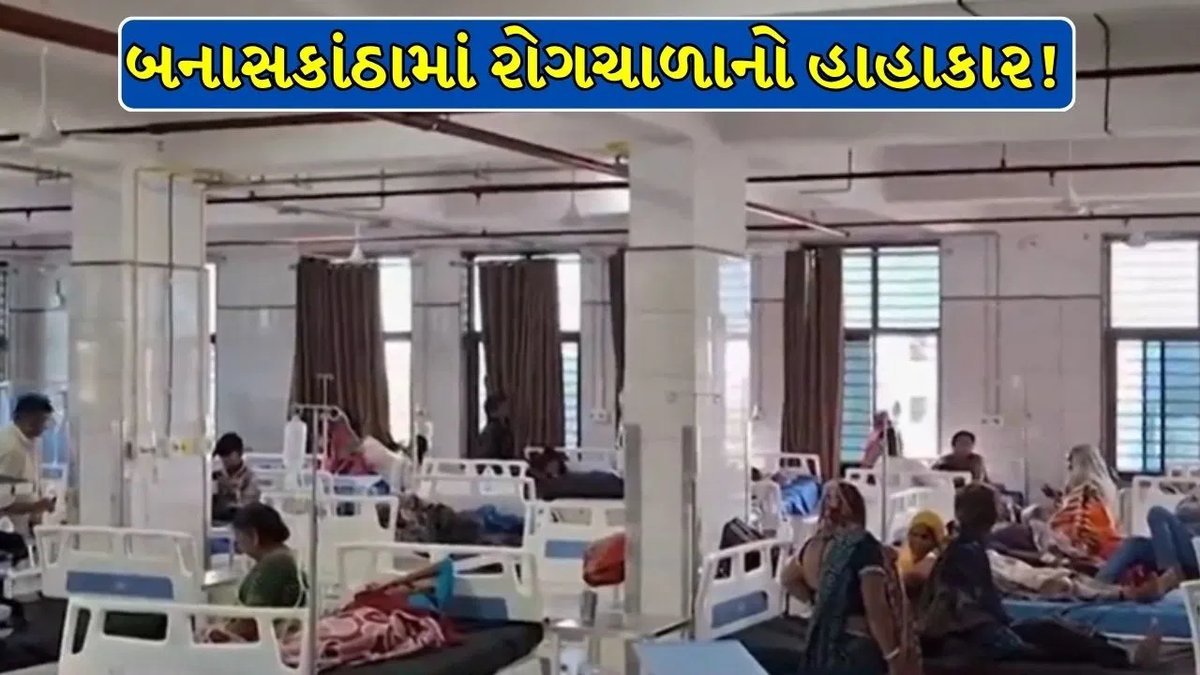 બનાસકાંઠામાં વાયરલ તાવના કેસ વધતાં હોસ્પિટલોમાં દર્દીઓનો ધસારો