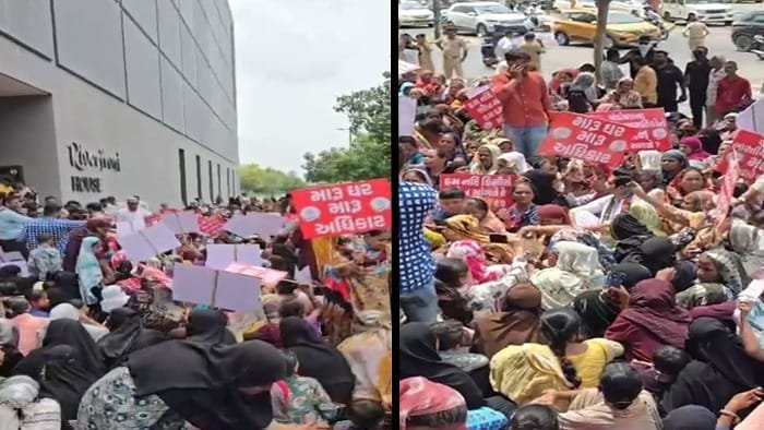 ચંડોળા તળાવના લોકોનું રિવરફ્રન્ટ પર ધરણાં, આવાસની માંગણી