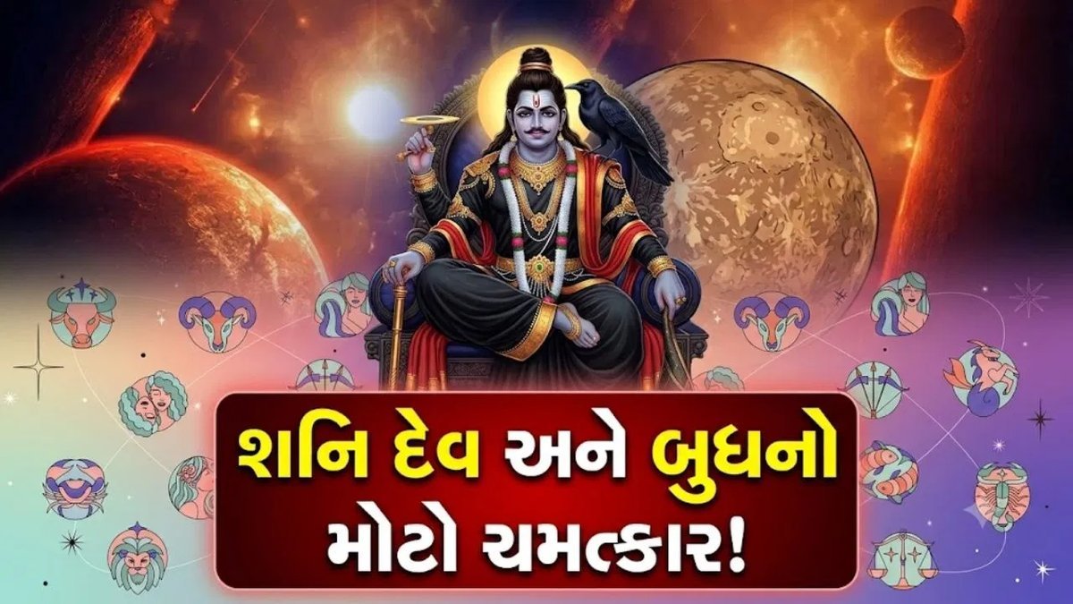 શનિ-બુધનો સમસપ્તક યોગ: 7થી 26 સપ્ટેમ્બર સુધી કેટલીક રાશિઓને લાભની તક