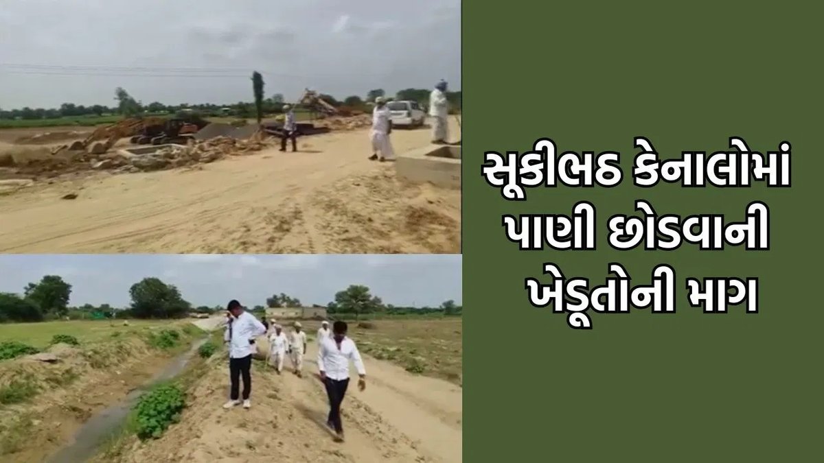 વાવ-થરાદ: છ મહિનાથી કેનાલમાં પાણી ન છોડાતાં ખેડૂતોએ નાયબ કલેક્ટરને આવેદનપત્ર આપ્યું