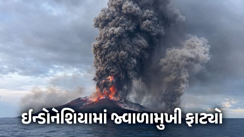 અનાક ક્રાકાટોઆ વિસ્ફોટ: 50,000 ફૂટ સુધી રાખ, 209 ફ્લાઈટ્સ પ્રભાવિત, જાનહાનિ નહીં