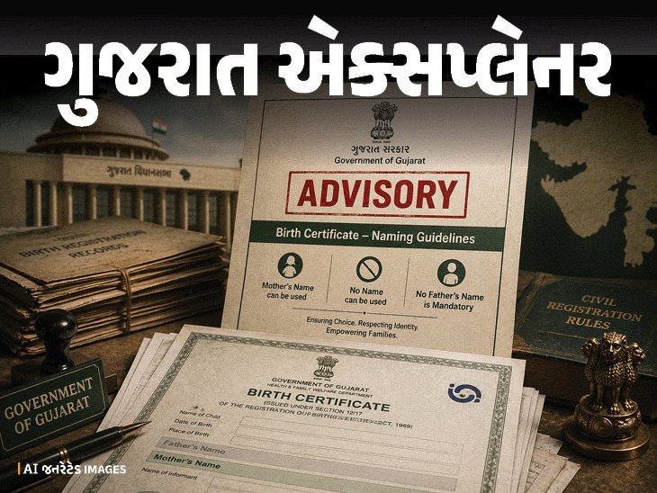 ગુજરાત સરકારનો મોટો નિર્ણય: જન્મ પ્રમાણપત્રમાં પિતાનું નામ હવે ફરજિયાત નહીં