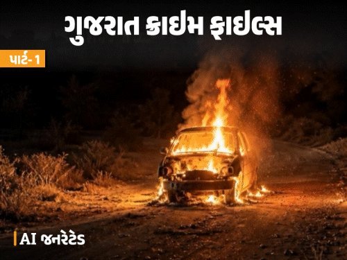 કરોડપતિ બનવાના ચક્કરમાં હત્યાનું કાવતરું: વડગામમાં સ્મશાનમાંથી લાશ લાવીને કાર સળગાવી