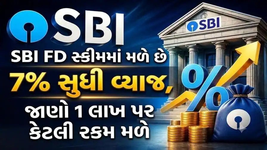 SBI FD: 1 લાખ રૂપિયા પર કેટલું વ્યાજ મળશે? જાણો વરિષ્ઠ નાગરિકો માટે ખાસ દર