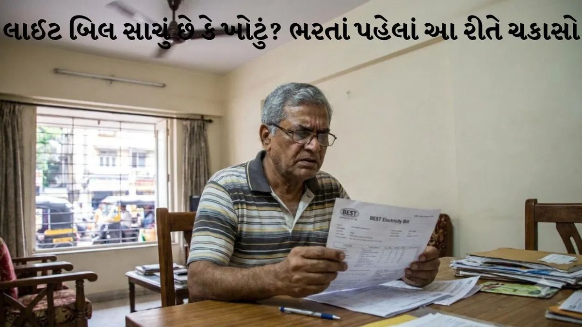 લાઈટ બિલ ભરતાં પહેલાં આ 5 બાબતો ચકાસો, ભૂલભરેલું બિલ આવ્યું છે કે નહીં જાણો