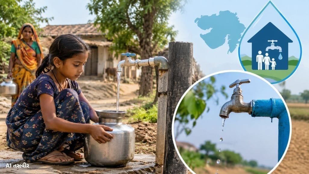 ગુજરાતમાં 24.52 લાખ ઘરોમાં હજુ નળ કનેક્શન નહીં, CAG રિપોર્ટમાં જળ જીવન મિશનની ખામીઓ ઉજાગર