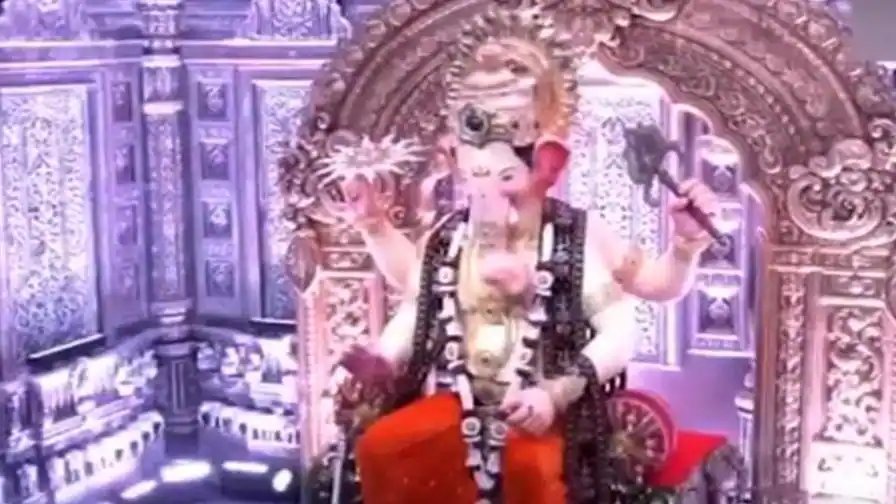 લાલબાગચા રાજાની પ્રથમ ઝલક સામે આવી, ભક્તોમાં ઉત્સાહ