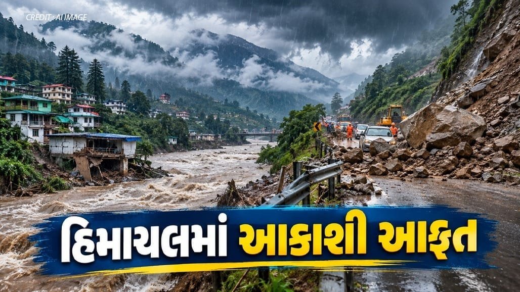 હિમાચલમાં ચોમાસાની તબાહી: 296 મોત, 59 રસ્તા બંધ, 3212 કરોડનું નુકસાન