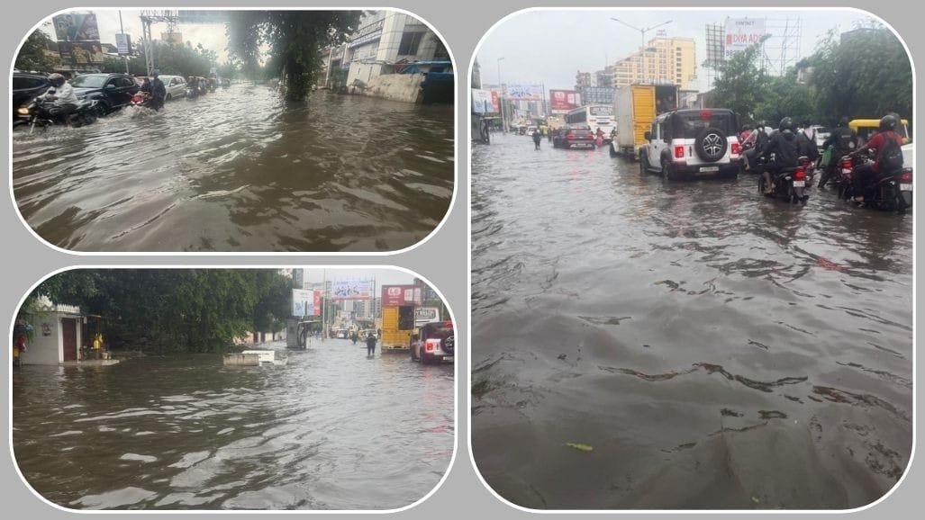 અમદાવાદમાં IMDની આગાહી ખોટી પડી: 'હળવો વરસાદ' કહ્યો, પણ 5 કલાકમાં પોણા ત્રણ ઇંચ વરસ્યો