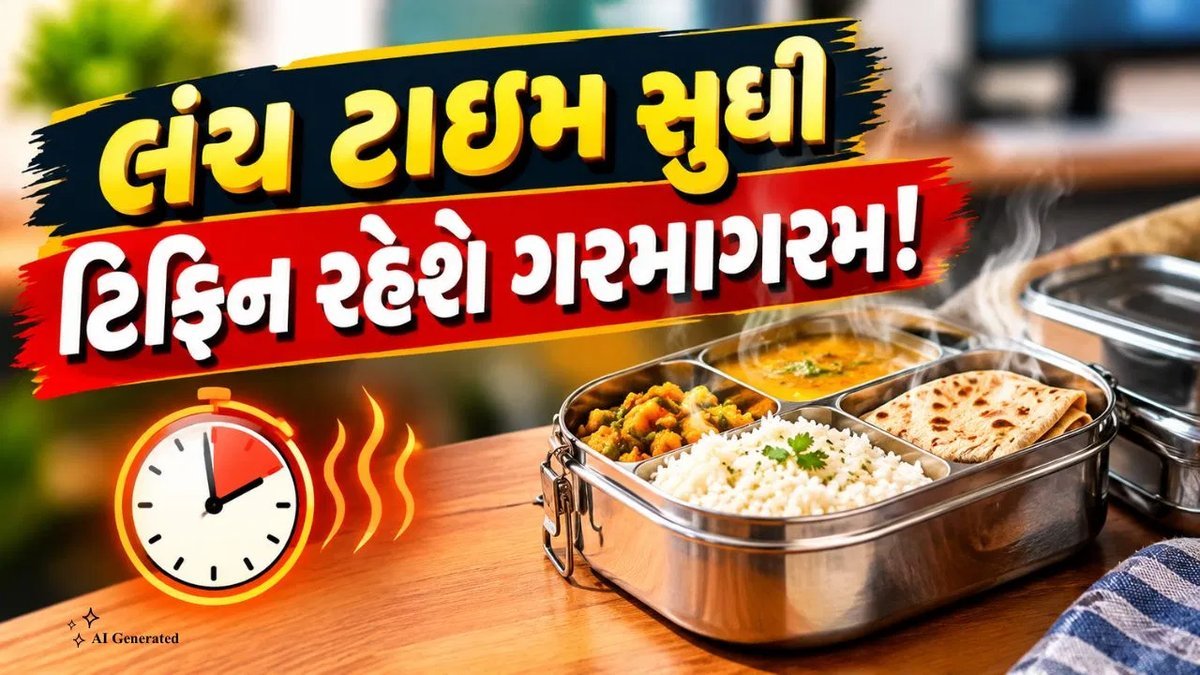 ઓફિસમાં લંચ ટાઇમે ગરમ ટિફિન માણવા માટે અપનાવો આ 7 સરળ ટિપ્સ