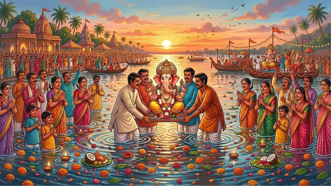 ગણેશ વિસર્જન 2026: અનંત ચતુર્દશી 17 સપ્ટેમ્બરે, જાણો વિસર્જનની યોગ્ય રીત અને નિયમો